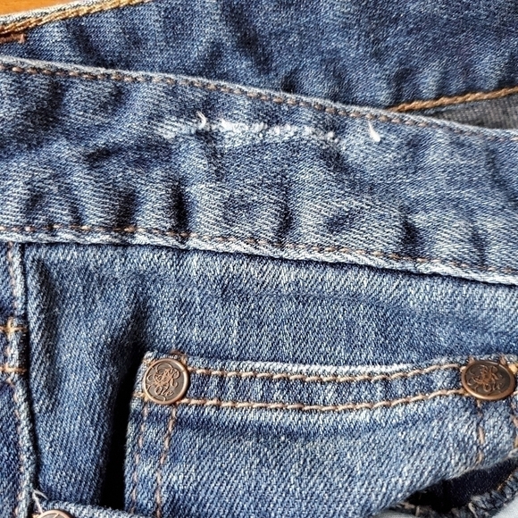 American Rag Blue Wash Flared Jeans 11 - Picture 10 of 13